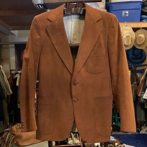Vintage Men's Brown Supra Suede Blazer